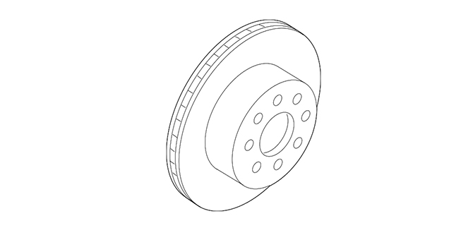 1987-1989 Nissan 300ZX Front Brake Rotor 18A375 | TascaParts.com